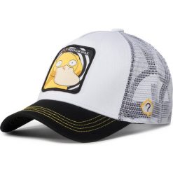 Czapka z daszkiem CAPSLAB - Pokemon Psyduck CL/PKM2/1/PSY3 Biały. Białe czapki męskie CapsLab, bez wzorów, z bawełny. Za 129,00 zł.