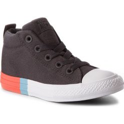 Trampki CONVERSE - Ctas Street Mid 659975C Almost Black/Bright Poppy. Szare trampki chłopięce Converse, z gumy, street. W wyprzedaży za 169,00 zł.