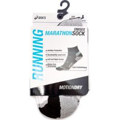 Skarpety Niskie Unisex ASICS - Marathon Sock 130890BM 35-38 Real White 0001. Białe skarpetki damskie marki Asics, z materiału. Za 64,50 zł.
