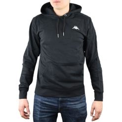 Kappa Vend Hooded 707390-19-4006 bluzy męskie czarne XL. Czarne bluzy męskie Kappa, xl, bez wzorów, z bawełny, sportowe, z kapturem, bez rękawów, z kapturem. Za 129,99 zł.