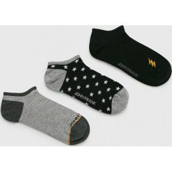 John Frank - Skarpety (3-pack). Czarne skarpetki męskie John Frank, bez wzorów, z elastanu. Za 34,90 zł.