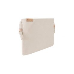 Nodo bag beżowa kopertówka z paskiem na ramię. Brązowe kopertówki damskie Hairoo, na co dzień, w paski, klasyczne, na ramię, bez dodatków. Za 119,98 zł.
