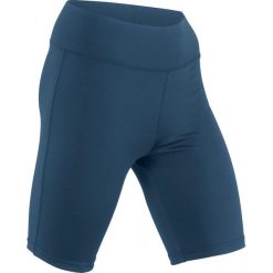 Kolarki sportowe bonprix ciemnoniebieski. Niebieskie spodnie dresowe damskie bonprix. Za 49,99 zł.