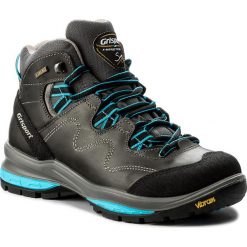 Trekkingi GRISPORT - 12529D69G Grey/Blue. Szare trapery damskie Grisport, ze skóry, bez obcasa, bez zapięcia. W wyprzedaży za 249,00 zł.