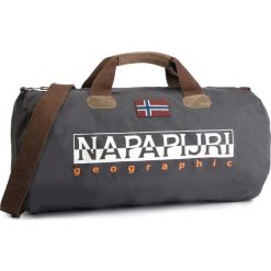 Torba NAPAPIJRI - Bering 1 N0YGOR Dark Grey Solid 198. Szare torby podróżne Napapijri, bez wzorów, z materiału. Za 519,00 zł.