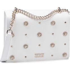 Torebka VERSACE JEANS COUTURE - E1VUBBP3 71281 003. Białe torebki klasyczne damskie Versace Jeans Couture, bez wzorów, z jeansu, klasyczne, bez dodatków. Za 819,00 zł.