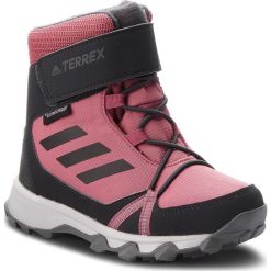 Śniegowce adidas - Terrex Snow Cf Cp Cw K AC7965 Tramar/Carbon/Greone. Różowe śniegowce dziewczęce Adidas, bez zapięcia. W wyprzedaży za 269,00 zł.
