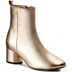 Buty zimowe damskie: Botki L37 – Gem GL12 Złoty