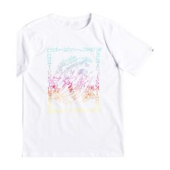 Quiksilver Koszulka Chłopięca Soul Arch Ss 128 Biała. Białe t-shirty chłopięce Quiksilver, bez wzorów, z krótkim rękawem. Za 69,00 zł.