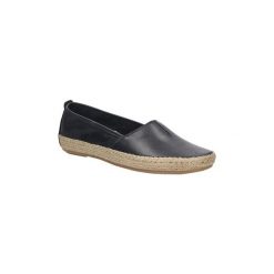 Espadryle Jana Espadryle skórzane 8-24601-28. Szare espadryle damskie marki Jana, bez wzorów, bez obcasa. Za 149,99 zł.