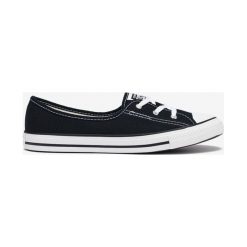 Converse Chuck Taylor All Star Ballet Tenisówki Czarny. Czarne trampki i tenisówki damskie Converse, bez wzorów, z materiału, bez zapięcia. Za 292,95 zł.