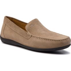 Mokasyny GEOX - U Ascanio A U920WA 00022 C5004 Sand. Brązowe mokasyny męskie Geox, na co dzień, bez wzorów, ze skóry, bez zapięcia. Za 349,00 zł.