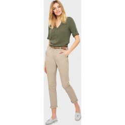 Spodnie chino. Szare spodnie damskie Greenpoint, z elastanu. Za 99,99 zł.