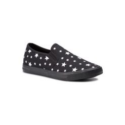 NYLON RED WSJGH07-1 Czarny. Czarne trampki i tenisówki damskie Nylon Red, bez wzorów, z nylonu, bez zapięcia. Za 59,99 zł.