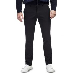 Spodnie RICCARDO SMCS030052. Czarne spodnie męskie Giacomo Conti, s, bez wzorów, z elastanu. Za 299,00 zł.