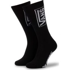 Skarpety Wysokie Męskie VANS - Distort Crew 9.5 VN0A3I2ABLK1 Black. Czarne skarpetki męskie Vans, bez wzorów, z elastanu. Za 39,00 zł.