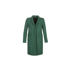 Płaszcze Benetton MADIR. Zielone płaszcze damskie Benetton, bez wzorów. Za 539,00 zł.
