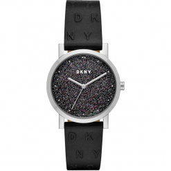 Dkny - Zegarek NY2775. Czarne zegarki damskie DKNY, szklane. Za 449,90 zł.