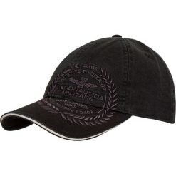 Czapka AERONAUTICA MILITARE. Białe czapki męskie Aeronautica Militare, bez wzorów, z bawełny. Za 190,00 zł.