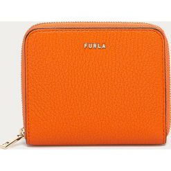 Furla - Portfel skórzany Babylon. Pomarańczowe portfele damskie Furla, bez wzorów, ze skóry. Za 579,90 zł.
