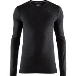 Męska podkoszulka CRAFT Fuseknit Comfort Black. Czarne podkoszulki męskie marki Astratex, m, w prążki, z meshu. Za 122,99 zł.