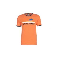 T-shirty z krótkim rękawem Jack Jones JORPLUI. Pomarańczowe t-shirty męskie Jack & Jones, s, bez wzorów, bez kołnierzyka, krótkie. Za 67,20 zł.
