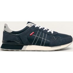 Levi's - Buty. Niebieskie sneakersy męskie Levi's®, z okrągłym noskiem, na sznurówki. W wyprzedaży za 239,90 zł.