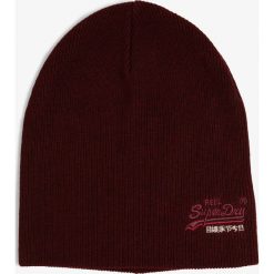 Superdry - Czapka męska, czerwony. Czerwone czapki męskie Superdry, z haftami. Za 99,95 zł.
