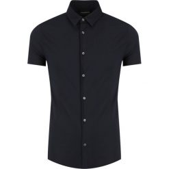 Koszula Emporio Armani 3H1C10 1N6RZ 0920. Niebieskie koszule męskie Emporio Armani, m, bez wzorów, z elastanu, casualowe, bez kołnierzyka, bez rękawów. Za 599,00 zł.