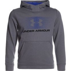 Under Armour FRENCH TERRY HOODY Bluza z kapturem graphite. Szare bluzy męskie Under Armour, z bawełny, z kapturem. Za 189,00 zł.