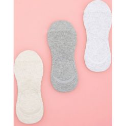 Skarpetki balerinki 3 pack - Jasny szary. Skarpetki damskie Reserved. Za 29,99 zł.