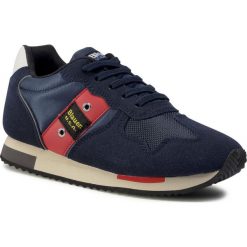 Sneakersy BLAUER - F0DASH02/NYL M Navy. Niebieskie trampki chłopięce Blauer, bez wzorów, ze skóry ekologicznej, na sznurówki. Za 279,00 zł.