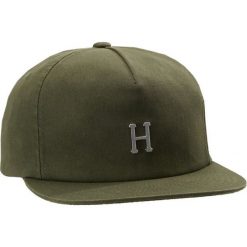 Czapki męskie: HUF WASHED METAL STRAPBACK Czapka z daszkiem aloe
