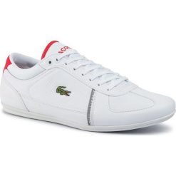 Sneakersy LACOSTE - Evara Sport 319 1 Cma 7-38CMA0043286 Wht/Red. Białe sneakersy męskie Lacoste, bez zapięcia. W wyprzedaży za 299,00 zł.