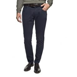 Spodnie pinar 116 granatowy slim fit. Niebieskie spodnie męskie Recman, m, bez wzorów. Za 119,99 zł.