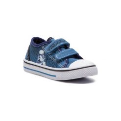 STAR WARS CP40-1649LC. Niebieskie trampki chłopięce Star Wars, z motywem z bajki, z materiału, retro, bez zapięcia. Za 49,99 zł.