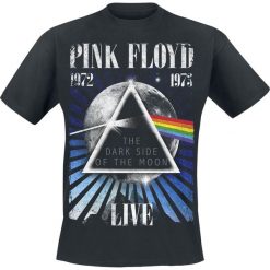 Pink Floyd Dark Side - Space T-Shirt czarny. Czarne t-shirty męskie z nadrukiem marki Pink Floyd, m, z okrągłym kołnierzem. Za 54,90 zł.