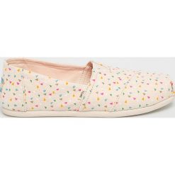Toms - Espadryle Classic. Brązowe espadryle damskie Toms, bez wzorów, z gumy, bez obcasa. W wyprzedaży za 189,90 zł.