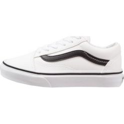 Vans OLD SKOOL Tenisówki i Trampki true white/black. Białe trampki dziewczęce Vans, ze skóry ekologicznej. W wyprzedaży za 153,30 zł.