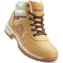 Kozaki sznurowane Kappa bonprix beżowy. Brązowe buty sportowe męskie marki bonprix, na sznurówki. Za 149,99 zł.