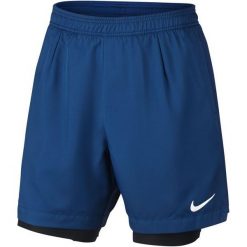 Nike Spodenki Tenisowe M Nkct Dry Short Baseline Rib M. Niebieskie spodenki sportowe męskie marki Nike, m, sportowe, tenisowe, dri-fit (nike). W wyprzedaży za 167,00 zł.