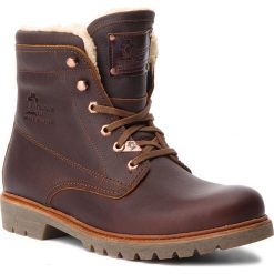 Trapery PANAMA JACK - Panama 03 Aviator C23 Napa Grass Castano/Chestnut. Pomarańczowe buty zimowe męskie Panama Jack, ze skóry. W wyprzedaży za 549,00 zł.