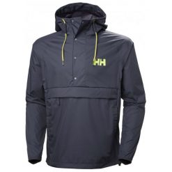 Helly Hansen Kurtka męska Loke Packable Anorak Graphite Blue M. Szare kurtki sportowe męskie Helly Hansen, m, bez wzorów, długie, bez kaptura, trekkingowe. W wyprzedaży za 239,00 zł.