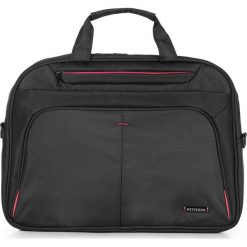 Torba na laptopa. Czarne torby na laptopa Wittchen, w paski, z poliesteru, eleganckie. Za 319,90 zł.