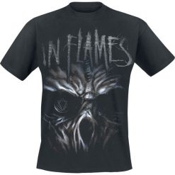 In Flames Ghost T-Shirt czarny. Czarne koszulki męskie In Flames, l, z nadrukiem, z okrągłym kołnierzem. Za 74,90 zł.