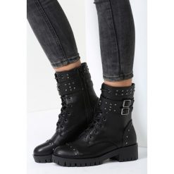Czarne Botki Good 88 Problems. Czarne botki damskie marki ballada, militarne. Za 64,99 zł.
