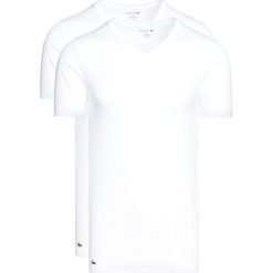 Lacoste 2-pack Dolna koszulka Biały. Białe koszulki męskie Lacoste, l, bez wzorów, z bawełny, bez kołnierzyka, bez rękawów. Za 175,95 zł.