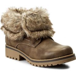 Botki CLARA BARSON - WS16052-9 Khaki. Brązowe botki damskie na obcasie Clara Barson, z materiału. Za 129,99 zł.