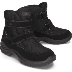 MANITU 670495-1 schwarz, śniegowce męskie. Śniegowce męskie Manitu, na rzepy. Za 389,90 zł.