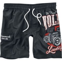 Volbeat EMP Signature Collection Kąpielówki czarny. Czarne kąpielówki męskie marki Volbeat, xl, z nadrukiem. Za 164,90 zł.